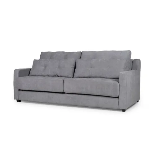 Sofá Cama Nizza - Tela Microfibra - 9250 (Grafito) en Gris - Sillones y sofás, Uruguay | NYR