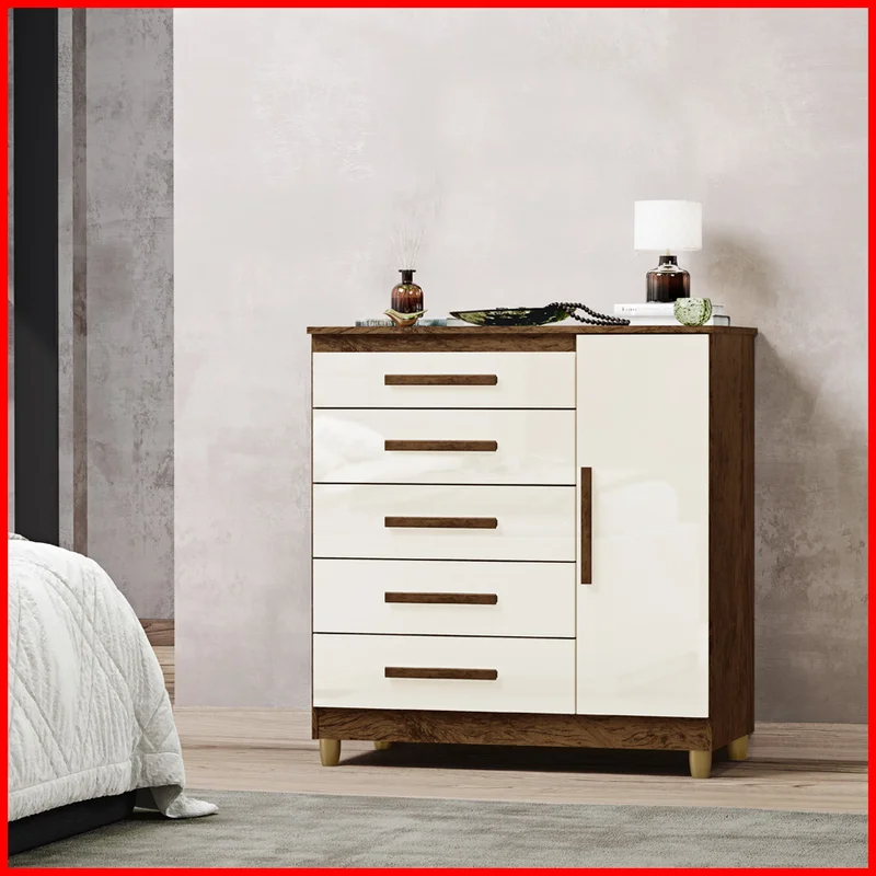 Comoda cajonera con puerta – Line 20016 en Multicolor - Cómodas, Uruguay | Punto Unión, vista 3