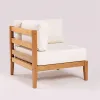 ESQUINA CANNES RIPADA ACQUABLOCK CRUDO 74x74x66CM JATOBA - Muebles para el exterior, Uruguay | Vinibel, vista 1 de 8
