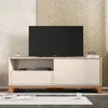 Rack Mondrian - Grande - Off White y Freijo en Beige - Muebles para TV, Uruguay | NYR, vista 2 de 4