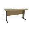 Escritorio Mesa de Trabajo 150x60 cm - Versatil en Madera natural - Escritorios y sillas de escritorio, Uruguay | Delta Center, vista 2 de 4
