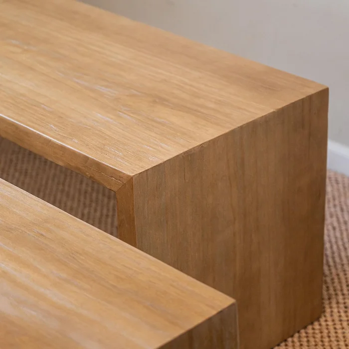 Mesa ratona Sofi en Madera natural - Mesas de living, Uruguay | De Arcos, vista 3