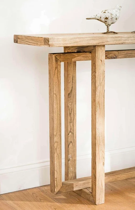 MESA DE ARRIMO / CONSOLA GEO - OLMO - 1.20 MTS en Madera natural - Bibliotecas, Uruguay | La Iberica, vista 11