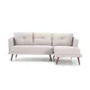 Sillón Con Chaise - Trinidad - 3 Cuerpos - Izquierdo - Beige en Beige - Sillones y sofás, Uruguay | Ecowood, vista 1 de 8
