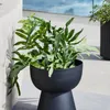 Maceta LOMVI Ø30xA30 negro en Negro - Muebles para el exterior, Uruguay | JYSK, vista 3 de 4