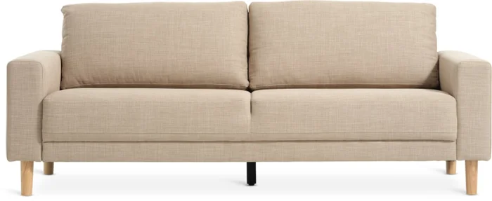 Sofá EGENSE 3 cuerpos tela arena en Beige - Sillones y sofás, Uruguay | JYSK