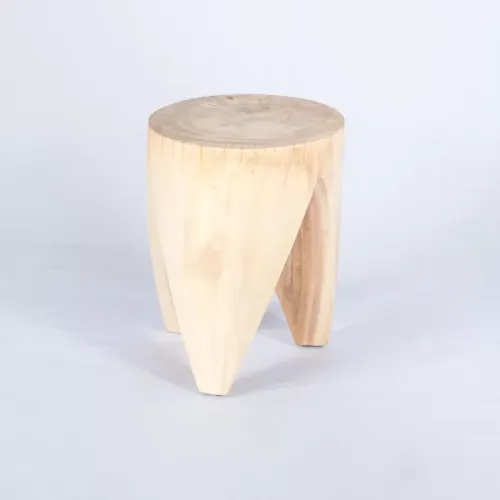 Taburete o mesa lateral Vale en Madera natural - Mesas de arrimo, Uruguay | Wave Home