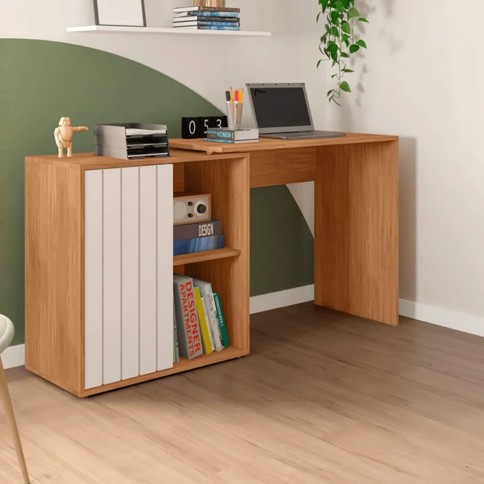 Producto: Escritorio Esquinero 397 de AMARELO en Madera natural - Escritorios y sillas de escritorio, Uruguay | Amarelo, vista 2