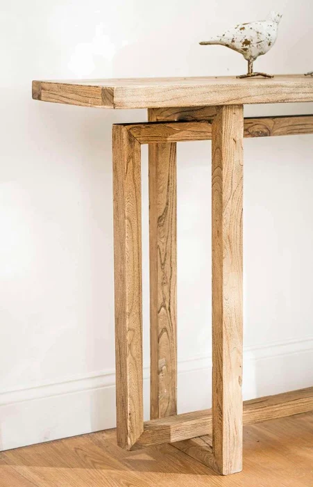 MESA DE ARRIMO / CONSOLA GEO - OLMO - 1.20 MTS en Madera natural - Bibliotecas, Uruguay | La Iberica, vista 11