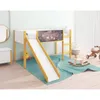 Cama con pizarrón 1 Plaza - Juvenil en Multicolor - Dormitorio, Uruguay | Rústico Hogar, vista 2 de 2