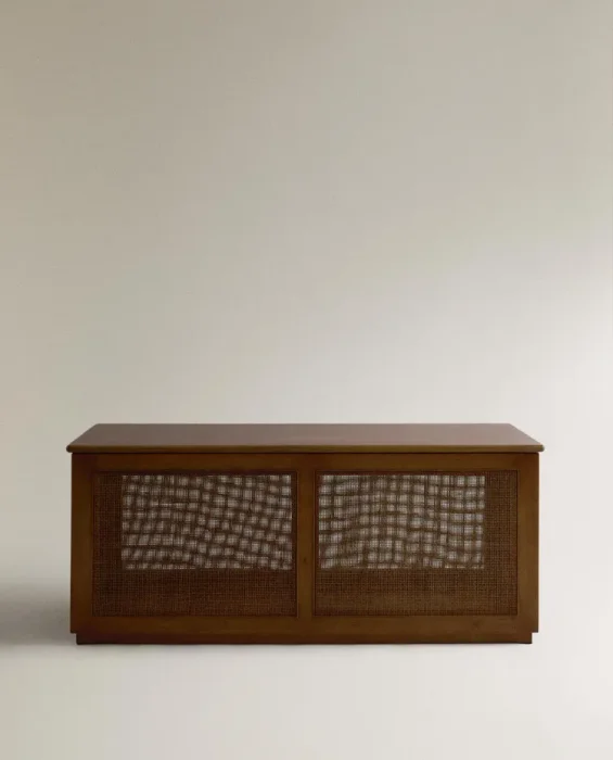 BANCO MADERA Y RATÁN en Marrón - Aparadores y recibidores, Uruguay | Zara Home, vista 2