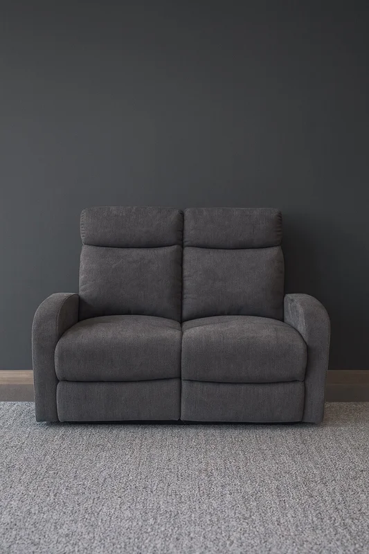 Reclinable Fine 2 cuerpos, grafito — Serra Amoblamientos en Gris - Sillones y sofás, Uruguay | Serra Amoblamientos, vista 3