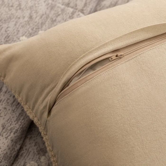Funda de Almohadón Bucles y Borlas - Textiles, Uruguay | Arredo, vista 3