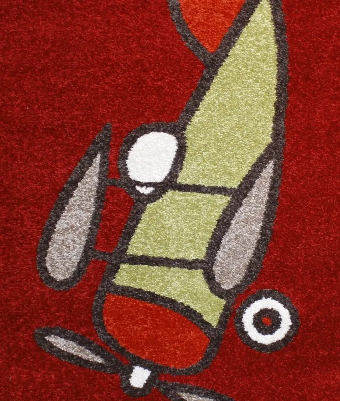ALFOMBRA CASINO KIDS VNB/5335/8S07/ 080X150 RED en Rojo - Alfombras, Uruguay | Vinibel