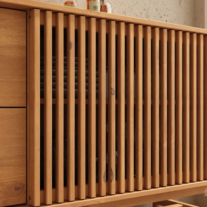 Aparador Buffet 145CM Ader - Madera Maciza en Madera natural - Aparadores y recibidores, Uruguay | Balton, vista 12