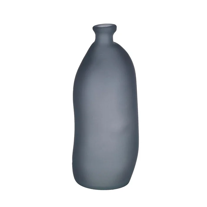 Jarrón Pinto Vidrio-reciclado Gris 1058483 en Gris - Jarrones, Uruguay | Divino
