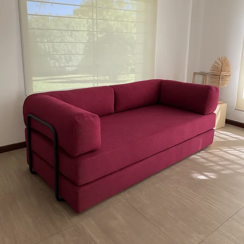 Sofá Teddy - Hydroproof (tonos rojizos) en Naranja - Sillones y sofás, Uruguay | Bloop Home, vista 4