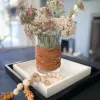 Florero cintas en cuero - Jarrones, Uruguay | Dreams On Time, vista 3 de 9