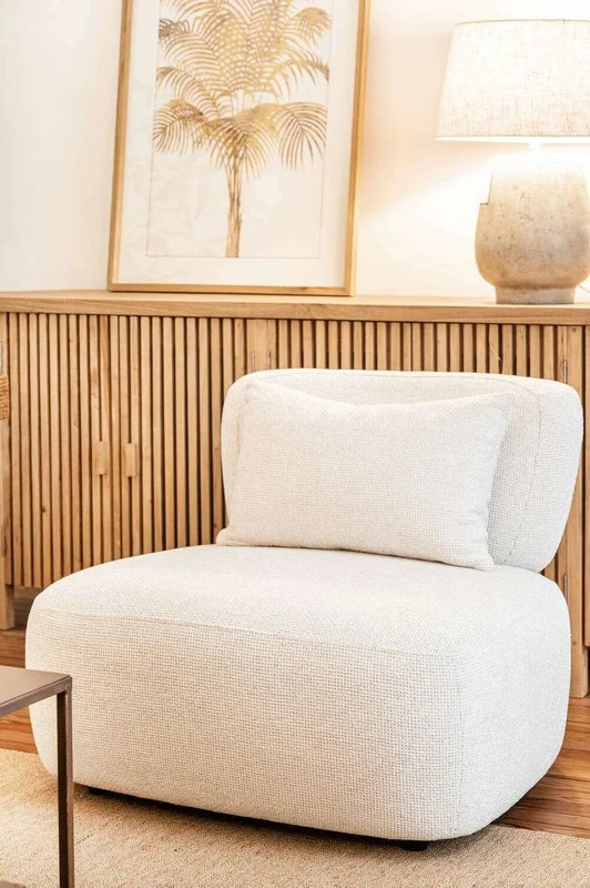 SILLON / BUTACA FOA - 1 CUERPO en Blanco - Butacas, banquetas y puffs, Uruguay | La Iberica, vista 3