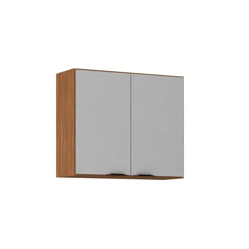 Mueble Aereo Alto De Cocina 2 Puertas Tiradores Metalicos Mdp en Multicolor - Muebles, Uruguay | Soy Hogar