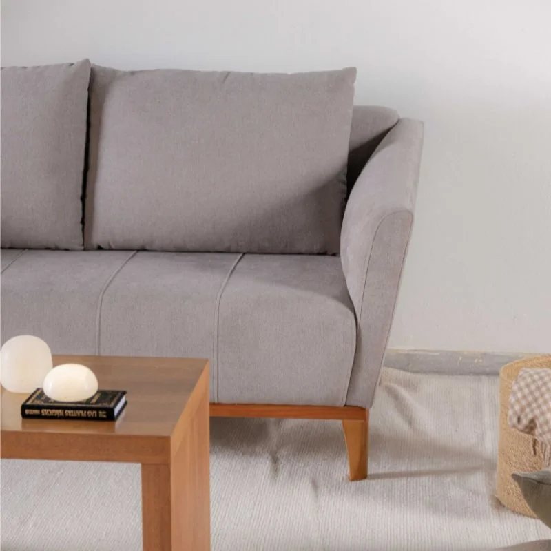 Sofá Malca - 2 cuerpos en Gris - Sillones y sofás, Uruguay | Fábrica Italiana, vista 3