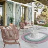 Alfombra exterior Dalila de PET verde 160 x 230 cm en Multicolor - Textiles, Uruguay | Kavehome, vista 2 de 4