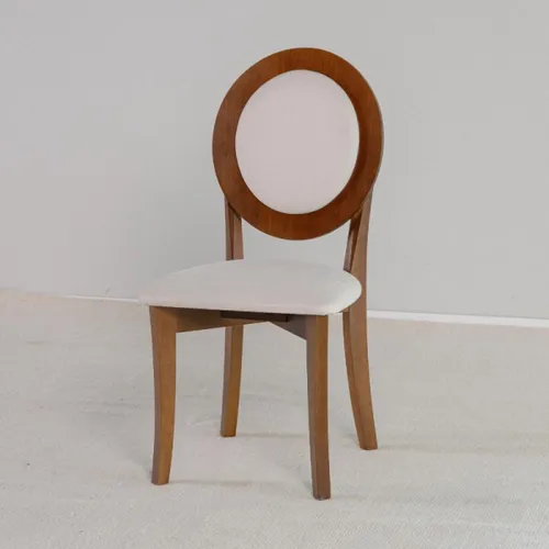 Silla Medallón - Natural / crudo en Beige - Sillas, Uruguay | Fabrica Italiana