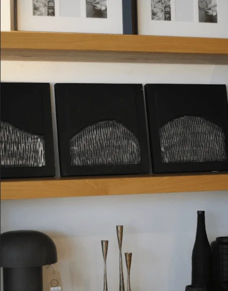 ARTE TRIBAL SET X3 NEGRO en Negro - Espejos, Uruguay | Masinfinito Casa, vista 2