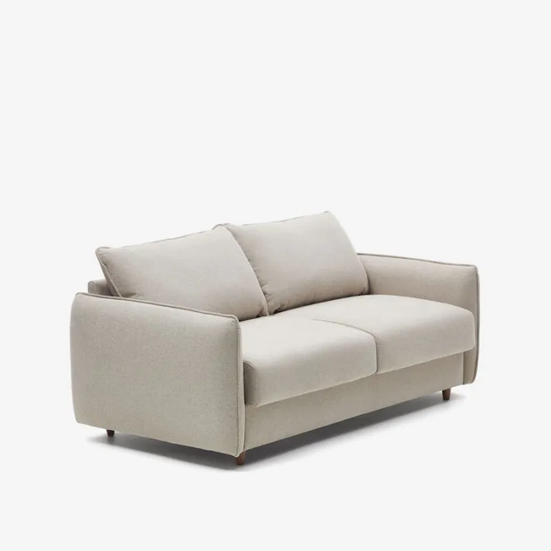 Sofá cama Carlota 2 plazas beige 185cm FSC Mix Credit en Beige - Sillones y sofás, Uruguay | Kavehome
