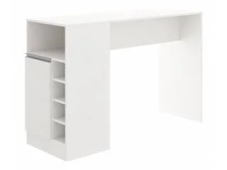 Desayunador con puertas y reparticiones Blanco TX en Blanco - Mesas de living, Uruguay | Que Sal Muebleria, vista 3