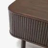 Mueble TV Mailen 2 puertas en chapa de fresno - con acabado oscuro 200 x 50 cm en Negro - Muebles para TV, Uruguay | Kavehome, vista 4 de 10