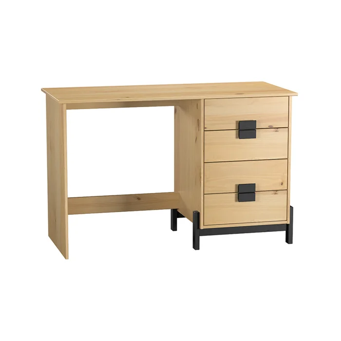 Escritorio 4 cajones Linea Alla en Amarillo - Escritorios, Uruguay | La Cueva Muebles
