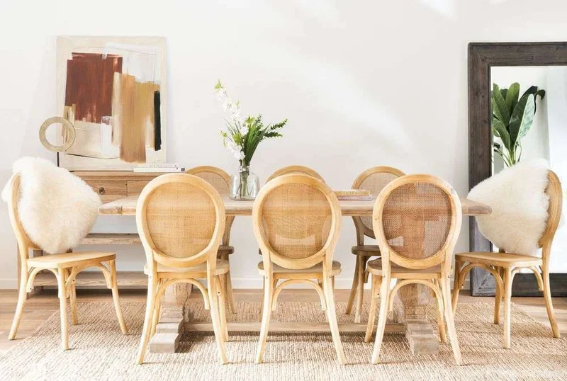 MESA COMEDOR DE OLMO ISABEL - 2.00 X 1.00 MTS en Madera natural - Mesas de comedor, Uruguay | La Iberica, vista 25