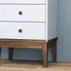 Mesa De Luz Cajones Con Patas Estilo Colonial Linea Mexicana en FREIJO/BLANCO - Mesas de luz, Uruguay | Soy Hogar, vista 5 de 6