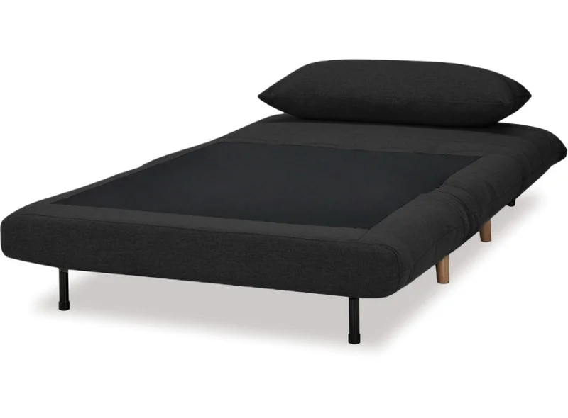 Sillón Cama Individual UNO - Negro en Negro - Sillones y sofás, Uruguay | Samic, vista 3