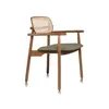 Silla De Comedor Rattan-y-madera Verde Danielle C/b en Verde - Sillas, Uruguay | Divino, vista 2 de 3