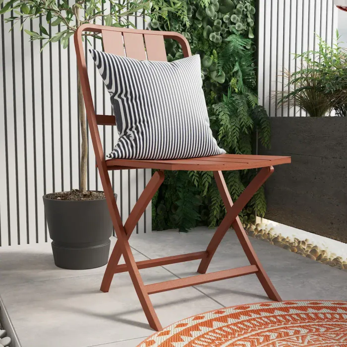Silla Idaho plegable naranja en Naranja - Muebles para el exterior, Uruguay | Naterial Uruguay