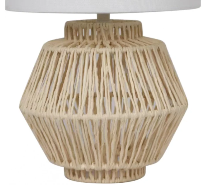 Lampara de mesa - Rattan hang en Beige - Lámparas de mesa, Uruguay | Rústico Hogar, vista 3
