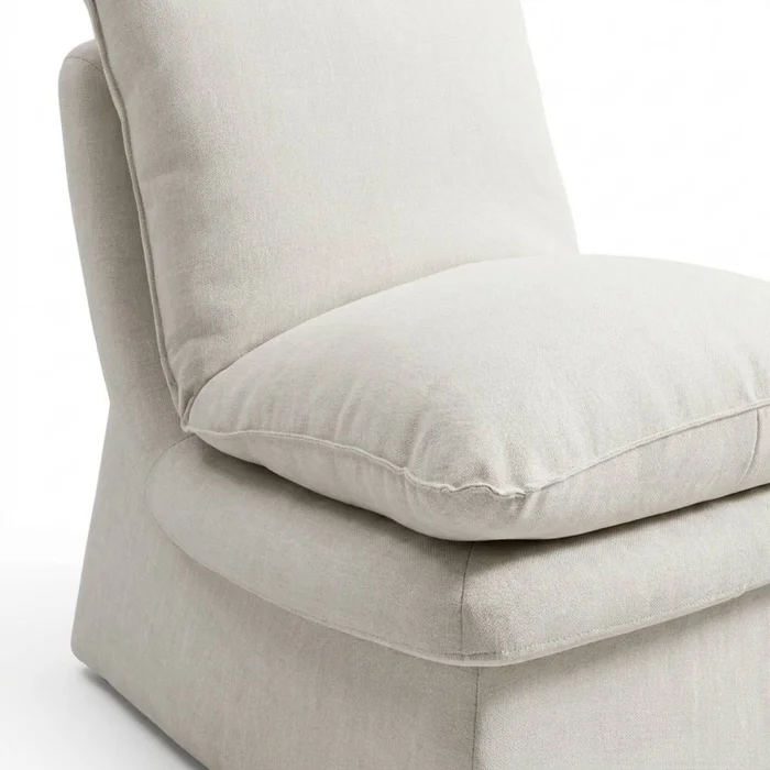 Butaca Xilo - Tela Microfibra - C39 (Hielo) en Beige, Uruguay | NYR, vista 2
