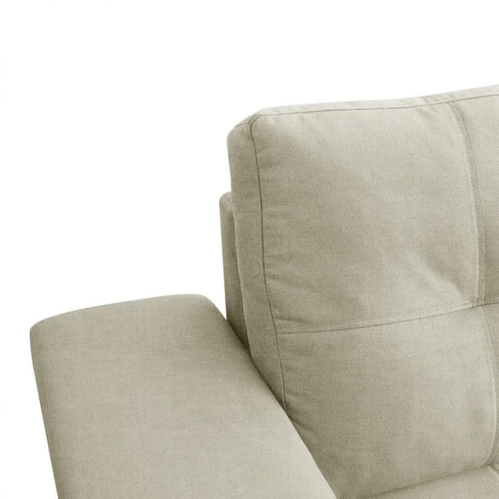 Sillón 2 Cuerpos en tela de Lino - Palazio - Beige en Beige - Sillones y sofás, Uruguay | Rústico Hogar, vista 4
