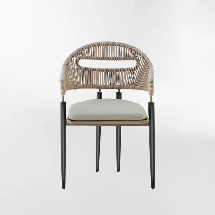 SILLA DE EXTERIOR FAROS BEIGE en Beige - Sillas, Uruguay | Viasono, vista 2