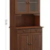 FINESTRA- CRISTALERO 2 PUERTAS 2 CAJONES 8926T en Marrón - Aparadores y recibidores, Uruguay | Alfa Ventas, vista 5 de 5