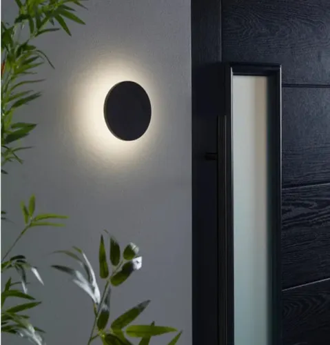 Lampara redonda metal DOT interior en Negro - Lámparas de mesa, Uruguay | Simple Deco