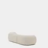 Sofá modular Martina 3 plazas de chenilla con chaise longue derecho color crudo 287 cm en Off-white - Sillones y sofás, Uruguay | Kavehome, vista 7 de 8