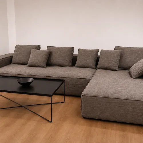 Sofa esquinero pana - Butacas, banquetas y puffs, Uruguay | Simple Deco