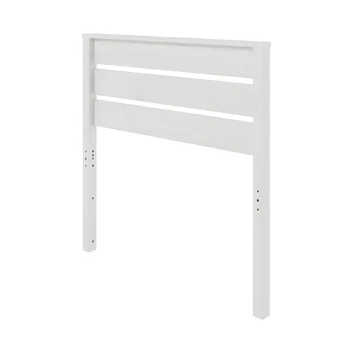 Respaldo 1 Plaza Madera maciza - Funcional - Blanco en Blanco - Respaldos de cama, Uruguay | Rústico Hogar