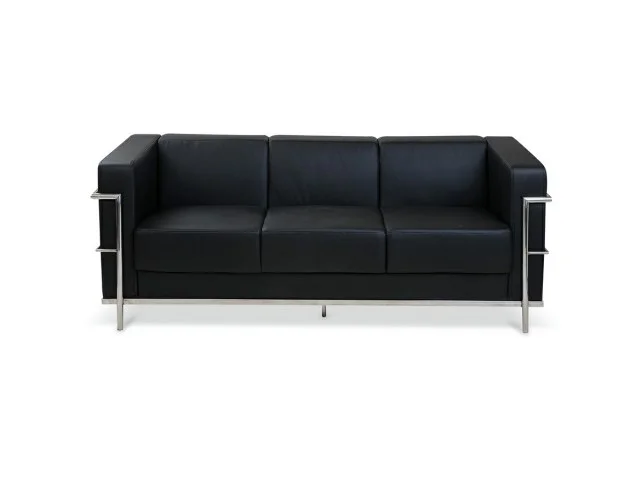 Sofa Le Corbusier 3 cuerpos en Negro - Sillones y sofás, Uruguay | New York Home