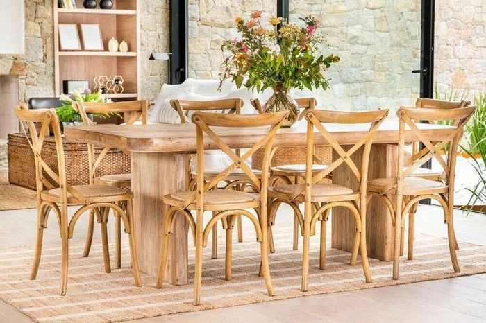 MESA COMEDOR ATHENA - 2.00 X 1.00 MTS en Madera natural - Mesas de comedor, Uruguay | La Iberica, vista 18