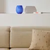 Jarrón Kelse de vidrio azul 21 cm en Azul - Jarrones, Uruguay | Kavehome, vista 3 de 5