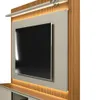 Rack con Panel Guararapes 215cm con kit Led MDF/MDP en Off-white - Muebles para TV, Uruguay | Balton, vista 6 de 12
